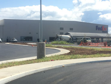 Horizon Engineering provided Surveying Services for the new FedEx Ground Hub in Allen Township