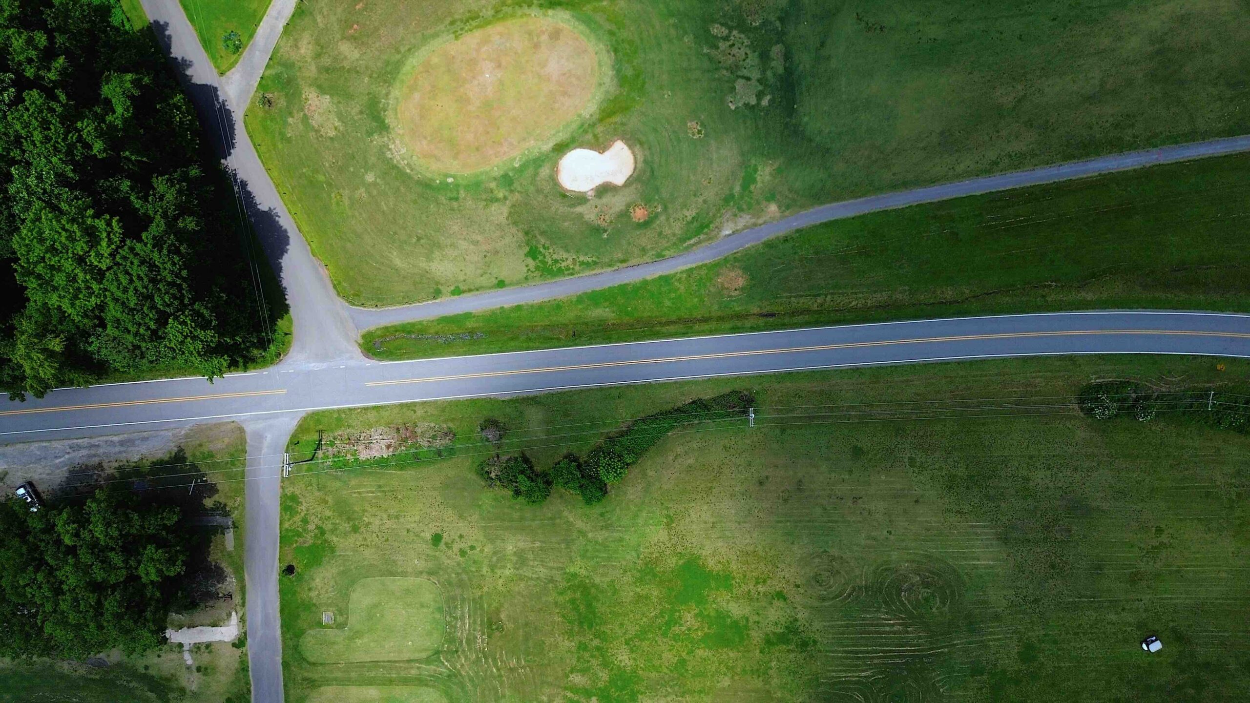 aerial image of land to be surveyed by Horizon Engineers